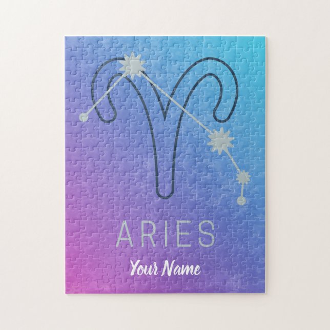 Quebra-cabeça Aries Zodiac - Sinal de Estrela Constelação de Hor (Vertical)