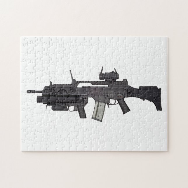 Quebra-cabeça Arma automática G36 (Horizontal)