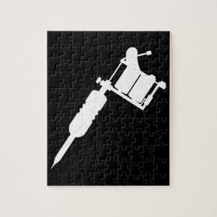 Quebra-cabeça arma do tatuagem