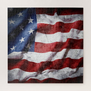 Quebra-cabeça Armadilha de bandeira americana.