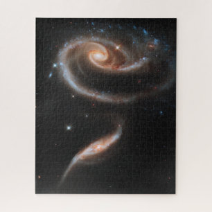 Quebra-cabeça Arp 273 Interagindo Galáxias Em Andromeda.
