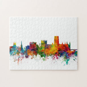 Quebra-cabeça Arquitectura da cidade da skyline de Durham