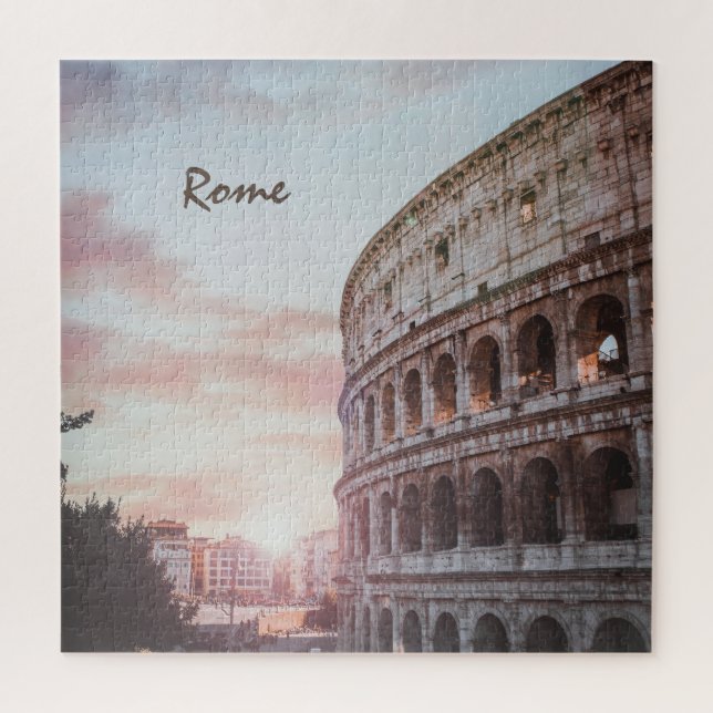 Quebra-cabeça Arquitetura Antiga de Roma - paisagem solar (Vertical)