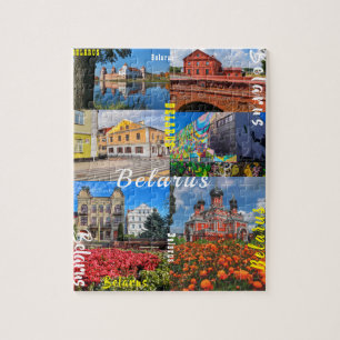 Quebra-cabeça Arquitetura de Belarus Minsk Grodno Pinsk Borisov