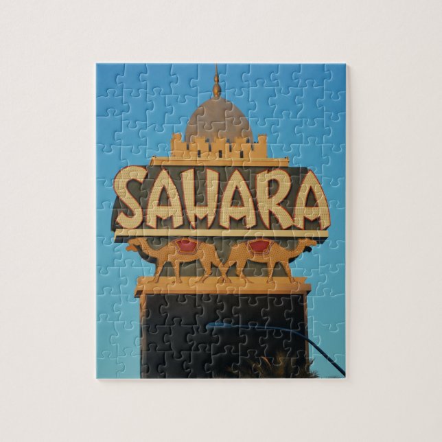 Quebra-cabeça Arquitetura Landmark do Sahara de Las Vegas (Vertical)