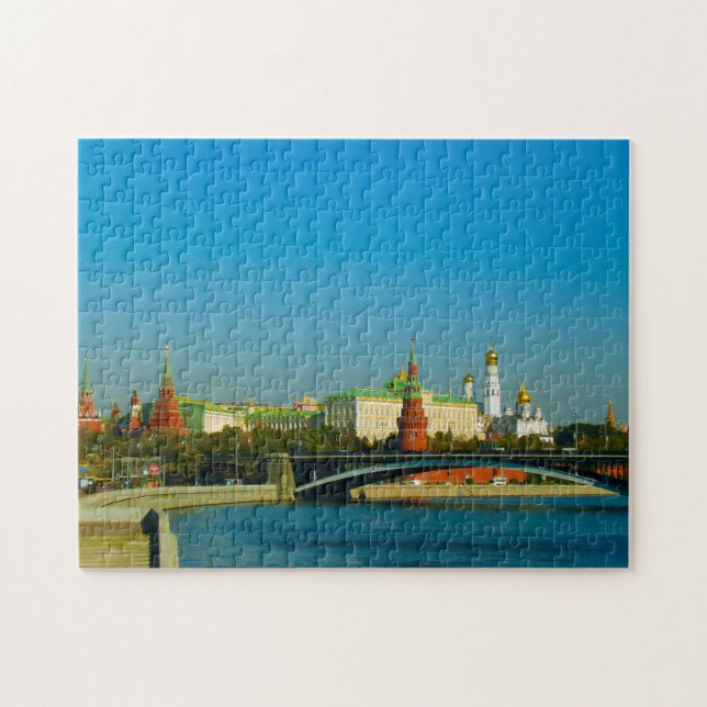 Quebra-cabeça Arquitetura Paisagística da Cidade de Moscou, Krem (Horizontal)