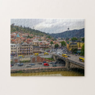 Quebra-cabeça Arquitetura Tbilisi Georgia Cityscape