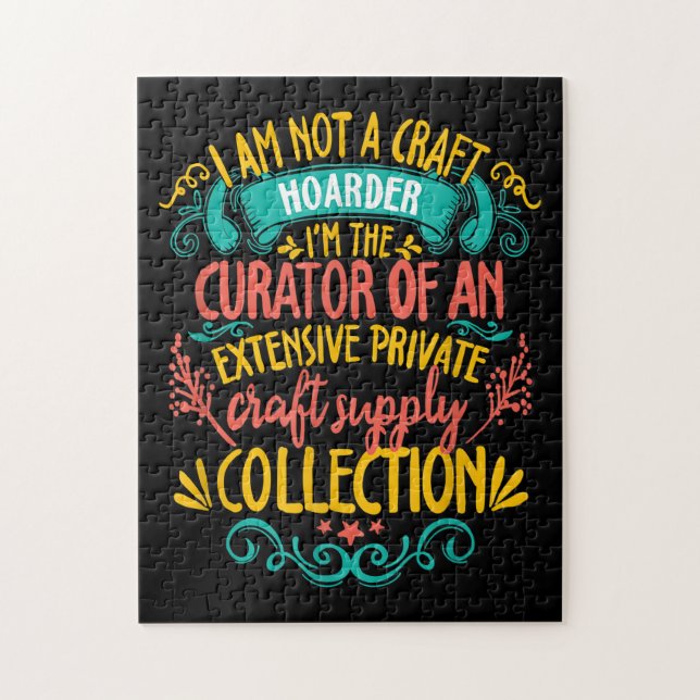 Quebra-cabeça Arranjo De Arranjo De Material Fornecimento Croche (Vertical)