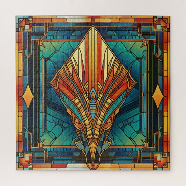 Quebra-cabeça Art Déco (Vertical)