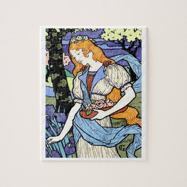 Quebra-cabeça Art Nouveau (Vertical)
