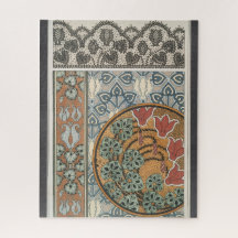 Art nouveau Cyclamen floral Eugene Grasset elegant