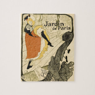 Quebra-cabeça Art Nouveau Dancer Jane Avril, Toulouse Lautrec