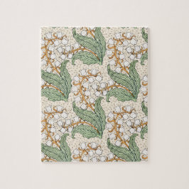 Quebra-cabeça Art nouveau lily of the valley flower pattern  LRG