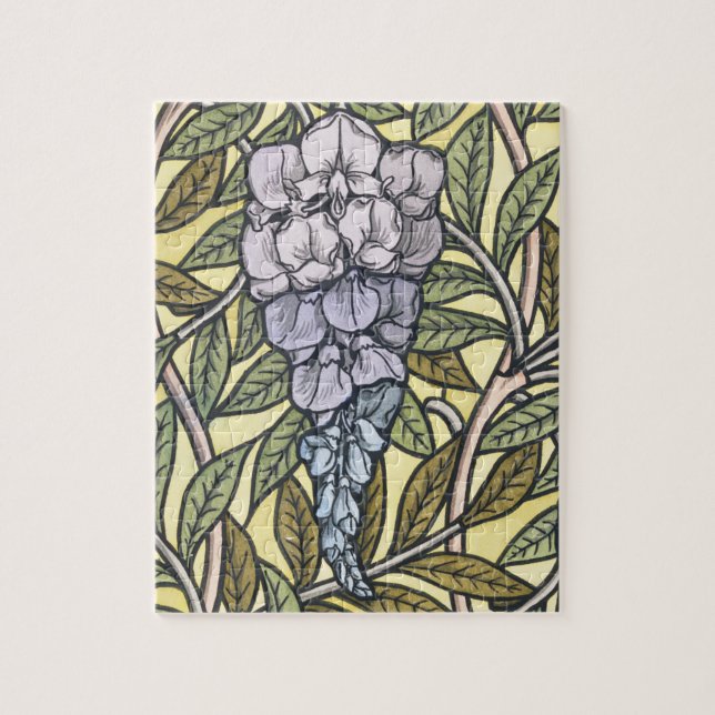 Quebra-cabeça Art nouveau wisteria flower pattern   (Vertical)