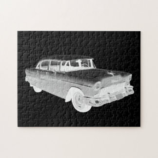 Quebra-cabeça Arte 1955 clássica do carro do Bel Air de