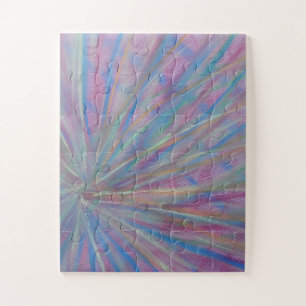 Quebra-cabeça Arte abstrata colorida única P36