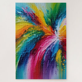 Quebra-cabeça Arte Abstrata Moderna Colorida