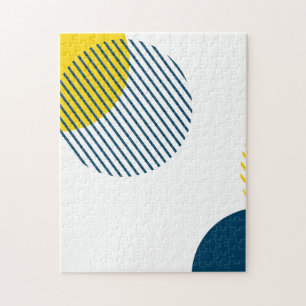 Quebra-cabeça Arte abstrato moderna, simples, mínima, urbana mo