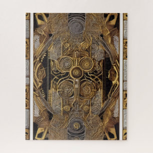 Quebra-cabeça Arte asteca rica e vibrante