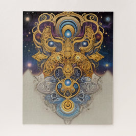 Quebra-cabeça Arte asteca rica e vibrante