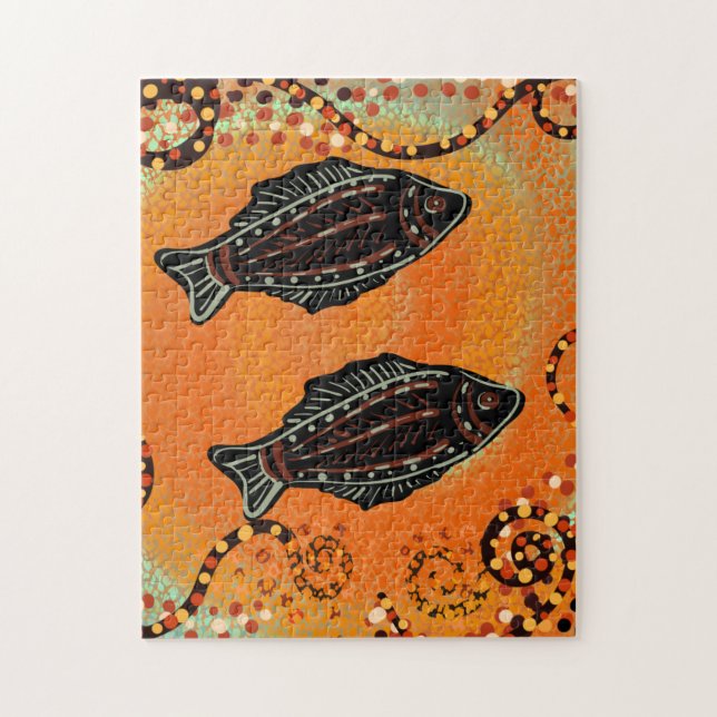 QUEBRA-CABEÇA ARTE AUSTRALIANA (Vertical)