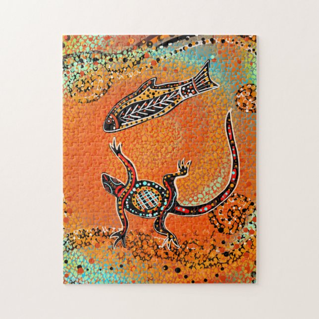 QUEBRA-CABEÇA ARTE AUSTRALIANA (Vertical)