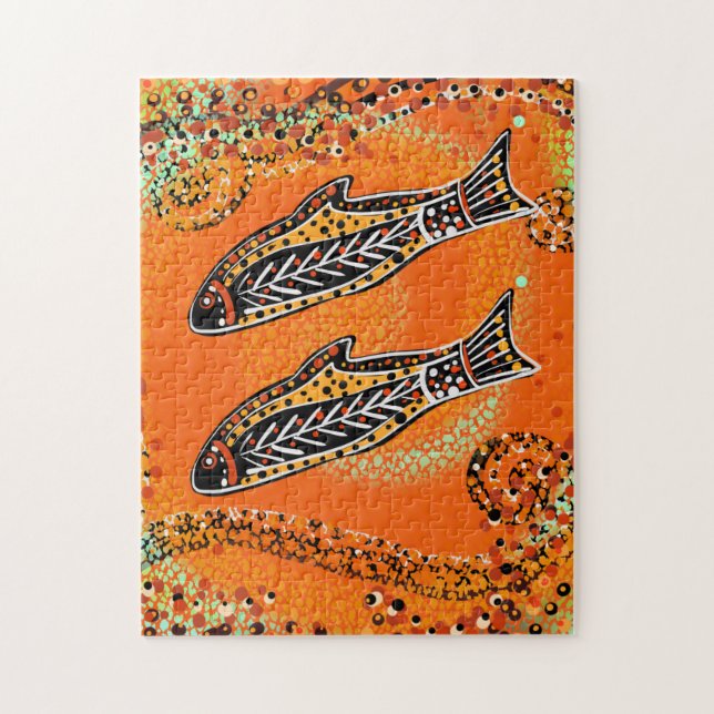 QUEBRA-CABEÇA ARTE AUSTRALIANA (Vertical)