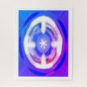 Quebra-cabeça Arte azul da eternidade