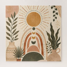 Arte Botânica e Sol Boho