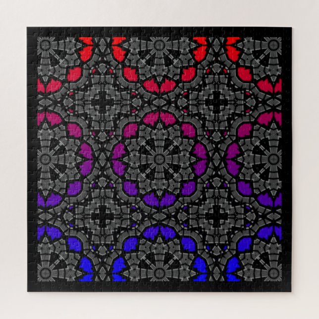 Quebra-cabeça Arte caleidoscópica de 18 (Vertical)