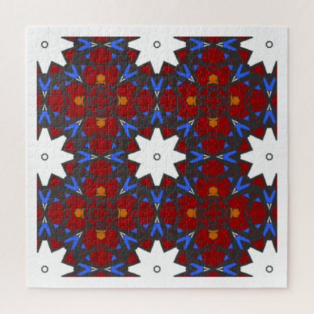 Quebra-cabeça Arte caleidoscópica do quarto volume treze (Vertical)