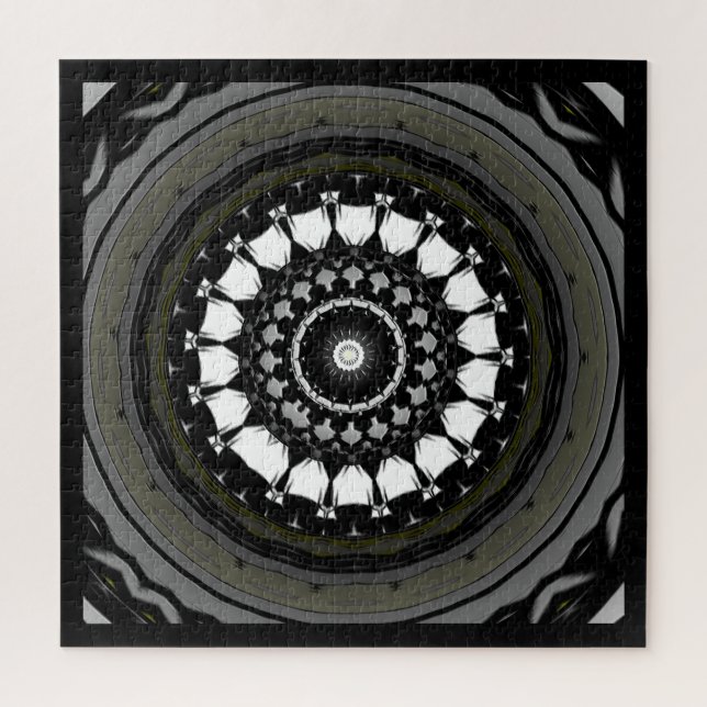 Quebra-cabeça Arte caleidoscópica do volume um a vinte e cinco (Vertical)