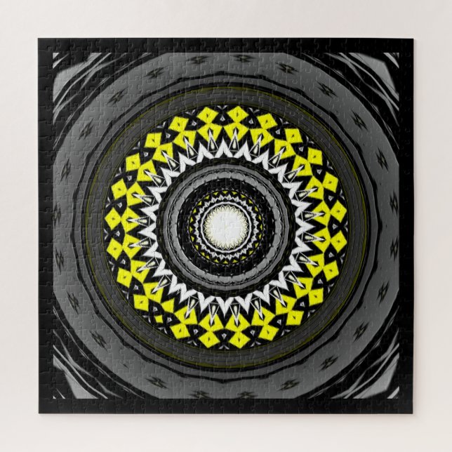 Quebra-cabeça Arte caleidoscópica do volume um a vinte e seis (Vertical)