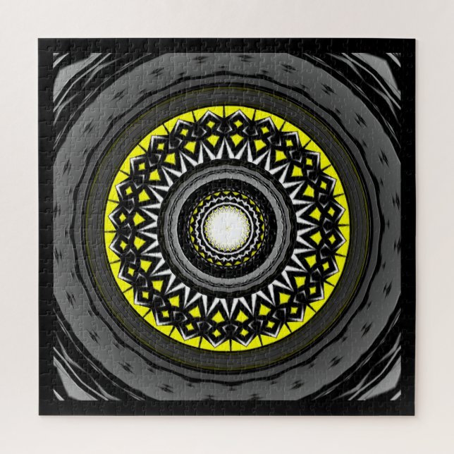 Quebra-cabeça Arte caleidoscópica do volume um a vinte e sete (Vertical)