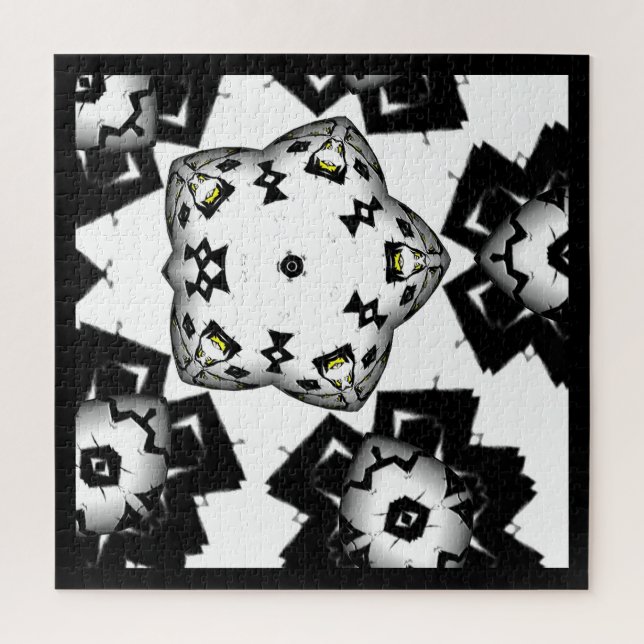 Quebra-cabeça Arte caleidoscópica do volume um a vinte e três (Vertical)