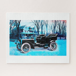Quebra-cabeça Arte carro vintage Negra