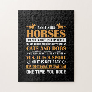 Quebra-cabeça Arte Cavalo Sim Eu Cavalo Cavalo