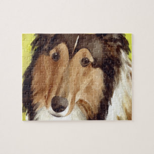 Quebra-cabeça Arte Collie