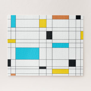 Quebra-cabeça Arte colorida, legal, na moda, moderna da