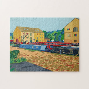 Quebra-cabeça Arte da Bacia do Canal de Sowerby Bridge