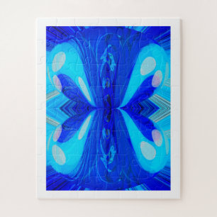 Quebra-cabeça Arte da borboleta azul