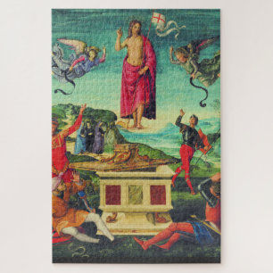 Quebra-cabeça Arte da Ressurreição de Jesus Cristo por Raphael