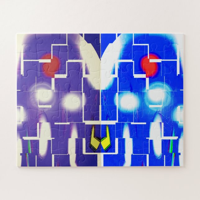 Quebra-cabeça Arte de abrigo de gelo alienígena (Horizontal)