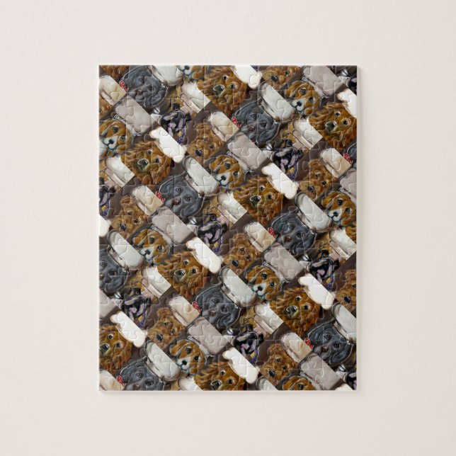 QUEBRA-CABEÇA ARTE DE ANIMAIS DE ESTIMAÇÃO DE CHEF (Vertical)