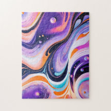 Arte de Arte Líquida Trippy Purple