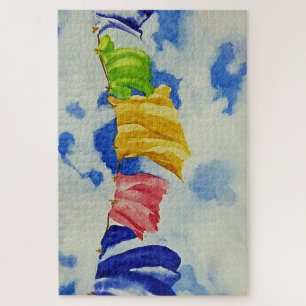 Quebra-cabeça Arte de Clothesline