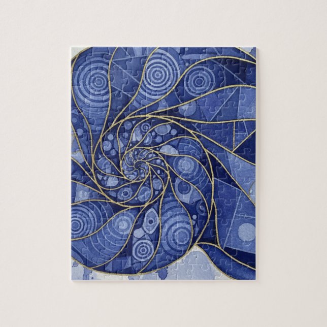 Quebra-cabeça Arte de Concha de Nautilus (Vertical)