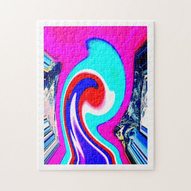 Quebra-cabeça Arte de elementos da Terra Selvagem (Vertical)