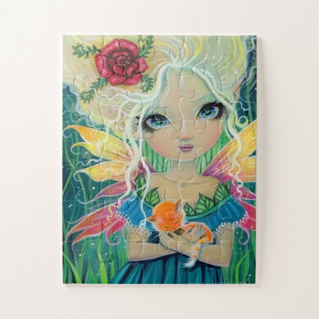 Quebra-cabeça Arte de Fada da Canela por Molly Harrison (Vertical)