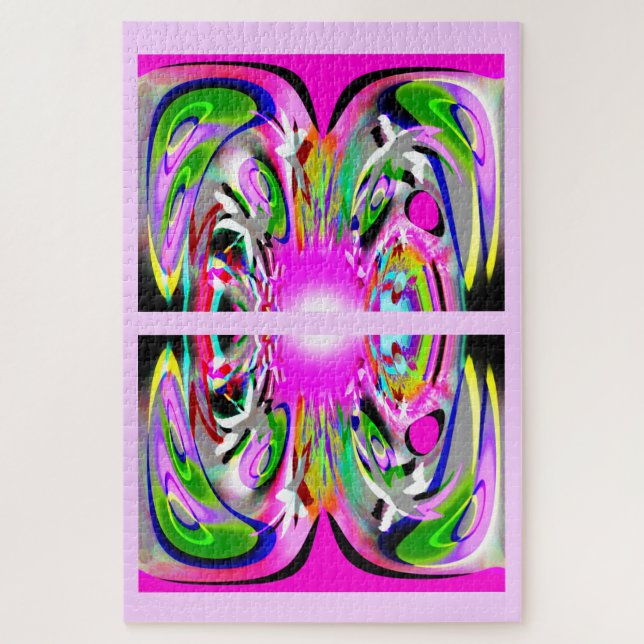 Quebra-cabeça Arte de fantasia gêmea (Vertical)
